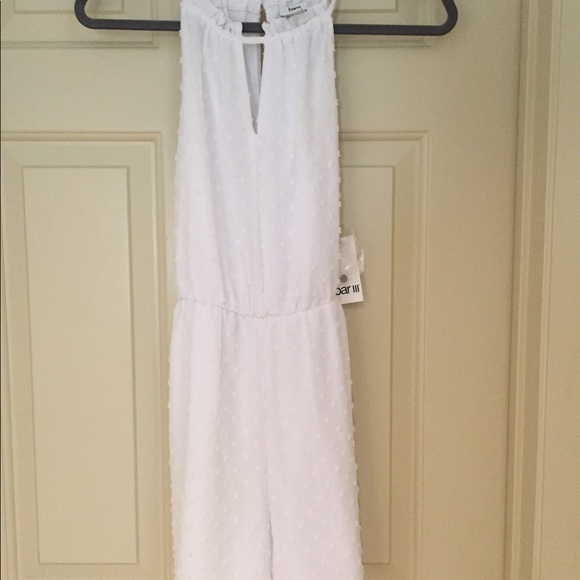 NWT white, bar lll, shorts romper - Picture 1 of 4